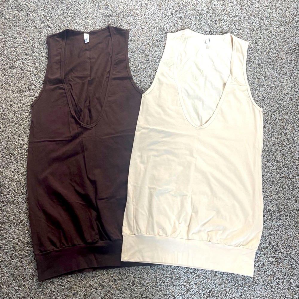 American Apparel Brand New 2000s Y2K Dresses 2 Piece Bundle size medium